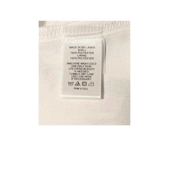 CeCe White Pearl Embellished Blouse | Work to Party | NWT - Picture 4 of 4